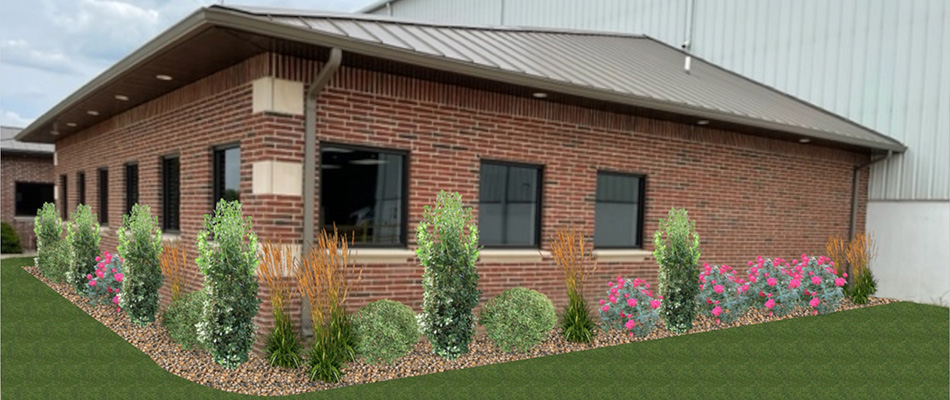 3d rendering for custom patio installation near South Bend, IN.