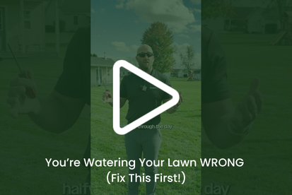 you're watering your lawn wrong
