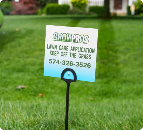 Lawn renovation with aeration and overseeding in Elkhart, IN
