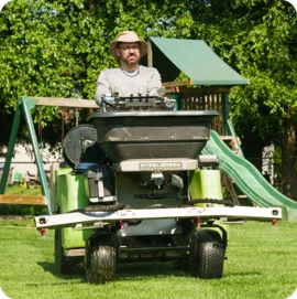 Grass overseeding services in Elkhart, Indiana