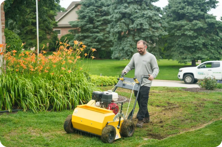 professional lawn care in Edwardsburg Michigan