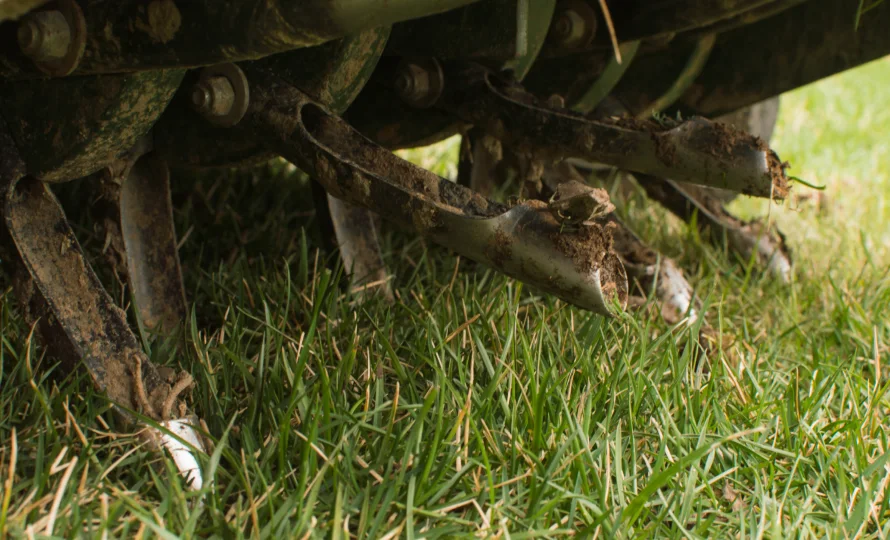 Preparing your lawn for winter with aeration